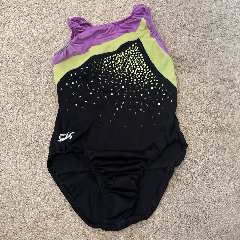 GK Purple and Green Kids Bodysuit